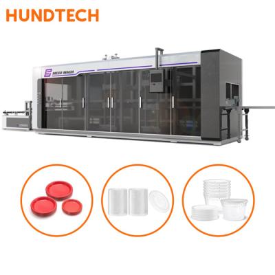 중국 레스토랑 120KW Pet 성형기 0.15 밀리미터 케케묵은 플라스틱 박스 뚜껑 판매용