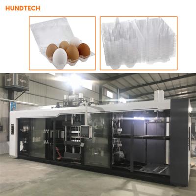 China Huevo plástico Tray Making Machine Molding Multistations del PLC los 2.7m en venta