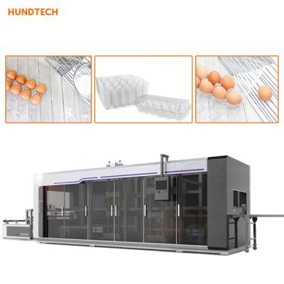 China Wiederverwendbarer Plastik PLC-Ei-Tray Making Machine Egg Carton-Blasen-Maschine Thermoforming zu verkaufen