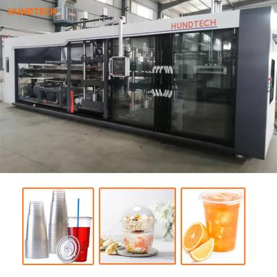 China Taza disponible de alimentación serva 3KW que hace la bandeja del cuenco de la profundidad de la máquina 120m m en venta