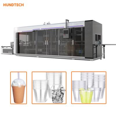 China La máquina 120KW de la fabricación de la taza de té de la taza de la leche del Pvc picosegundo limpia la formación con la aspiradora del equipo en venta