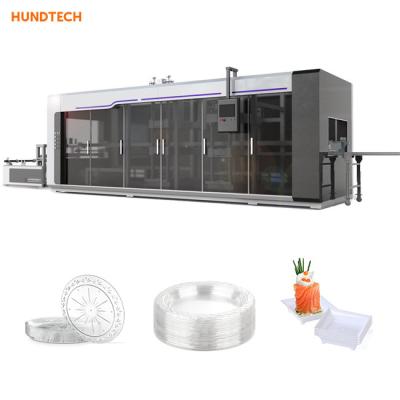 China Las placas disponibles de la comida del restaurante trabajan a máquina la maquinaria hidráulica 120KW de Thermoforming en venta