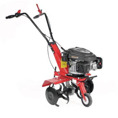 China Building Material Shops 4Cycle 166CC Gasoline Mini Garden Tiller Cultivators Machine With 6 Blades for sale