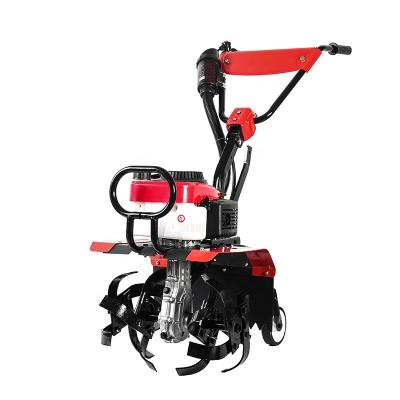 China Building Material Shops 4 Stroke 149Cc Gas Power Ferme Garden Hand Push Micro Rototiller Cultivator Front Tine Tiller Tilling for sale