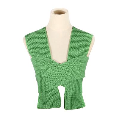 China Women's Sweater V-neck Fashion Short Style Breathable Whole Cotton Sleeveless Vest for sale