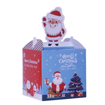 China Recyclable Christmas Cookie Candy Dessert Packaging Boxes Folding Cardboard Gift Boxes for sale