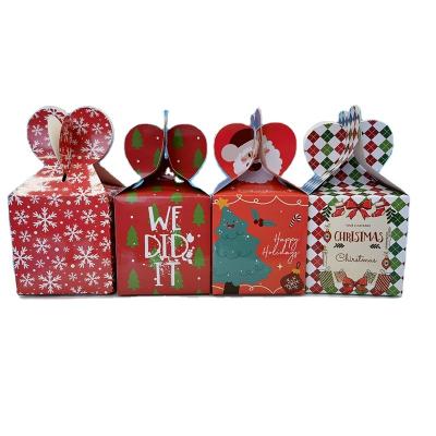 China Recyclable Christmas Apple Box Package Exquisite Christmas Gift Box for sale