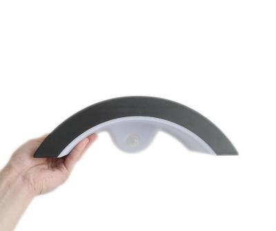 China New Technology 20 SMD LED PIR Motion Sensor Crescent Moon Solar Security Wall Home Outdoor Light for sale