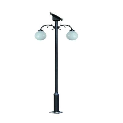 China LANDSCAPE New Arrival CE Rohs Approved Solar Powered Lamp Post Garden Yard Light With On-Off Control for sale