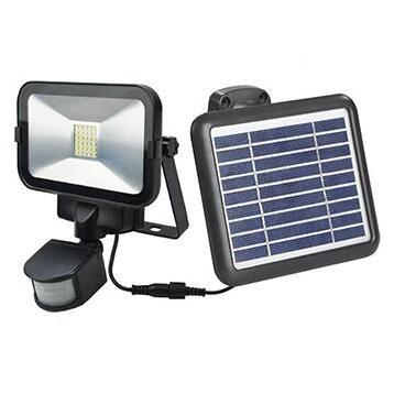 China New Modern Motion Sensor Solar Powered Flood Light For Wall Garage Garden for sale