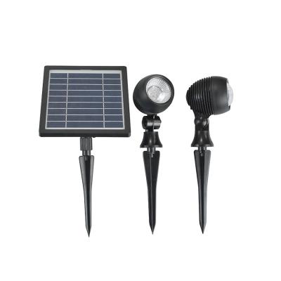 China Residential Premium Outdoor Solar Led Spot Light Solar Led Outdoor Wall Lamp 2*18 LED for sale