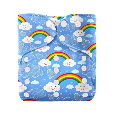 China Waterproof Washable Reusable Diapers Plain Weave Buck Bamboo Fiber 3D Leak Prevention Sleeve Baby Diaper Cloth for sale