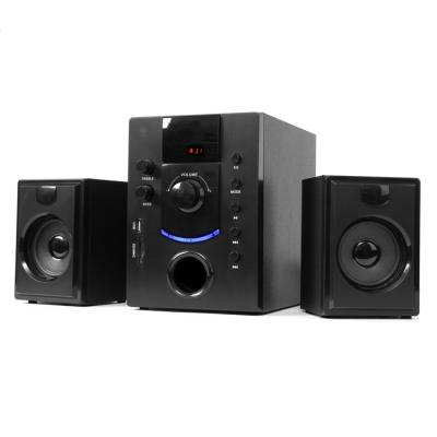 China Classic Black Hot Sales 2.1CH Fashion Wireless Multimedia Speakers Multimedia Speakers for sale