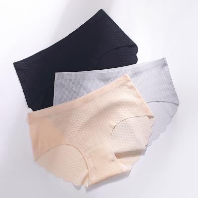 China Traceless Antibacterial Ice Silk Women Safety Briefs Yoga Sports Hip-lifting Boxer Briefs Mid Waist Gaiters Slim Lingeries Shorts Panties for sale