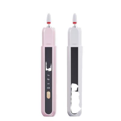 China OEM High Quality Logo Pcs Rose Gold JIN Metal Nail Brush Set NAIL for sale