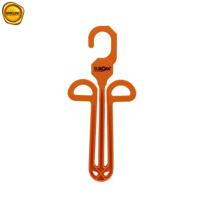 Κίνα Customized Logo Orange Plastic Hanger For Shoes/ Slippers προς πώληση