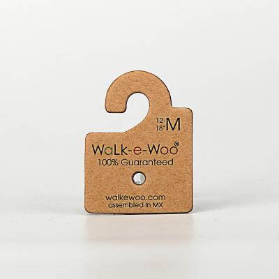 China 38mmx50mm Gepersonaliseerde Kartonhaken aan Hang Dog Leashes Te koop