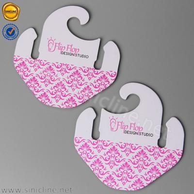 China De stijve ODM van Kartonflip flop hanger Hanger van de Schoenhouder voor Winkelcomplex Te koop