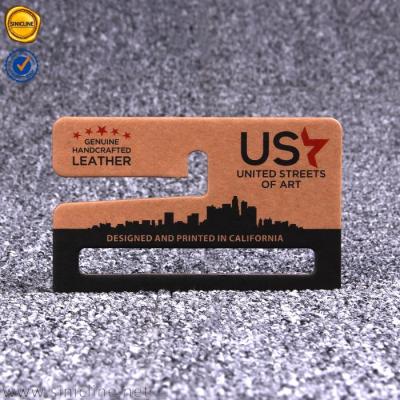 China Custom Logo Stiff Cardboard Hangers for sale