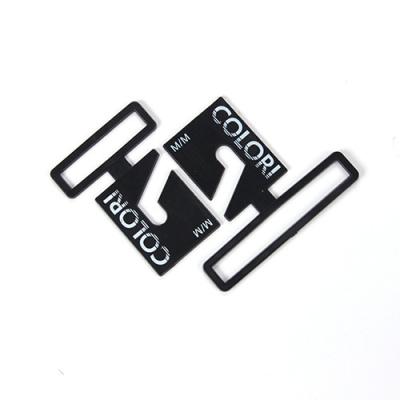 China 8.3cm*7cm Plastic Tie Hangers for sale