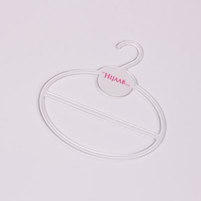 China Transparent PE Custom Plastic Hangers Silkscreen Print for sale