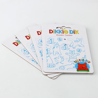 Cina 700gsm carte di intestazione stampabili del prodotto della carta 14cm*20cm per i giocattoli dei bambini in vendita