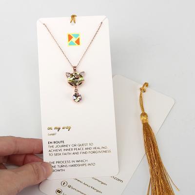 China Schmuck-Grafikkarten mit Quaste zu verkaufen