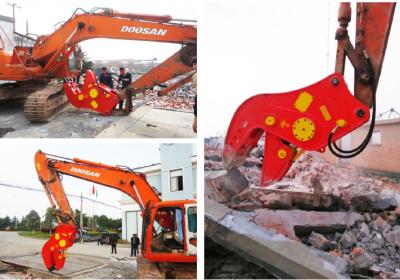 China BEIYI HC120 excavator attachment hydraulic pulverizer plier demolition pulverizer concrete for sale