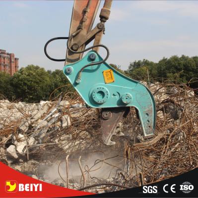 China Hot Sale Auto Roatating 1~50 Tons Hydraulic Pulverizer With Excavator Range For concrete  cutter for sale