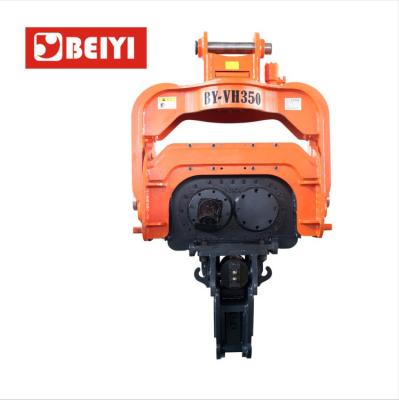 China BY-VH250 Excavator Mounted Hydraulic Excavator  Pile Driver/Vibratory hammer/bore pile hammer for sale