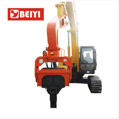 China Excavator Mounted Hydraulic Excavator steel Pile Driver/Vibratory hammer/spun pile driver for sale