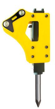 China BeiYi lower noise Rock breaker hammer / excavator mounted vibro hammer / hydraulic breaker high quality for sale