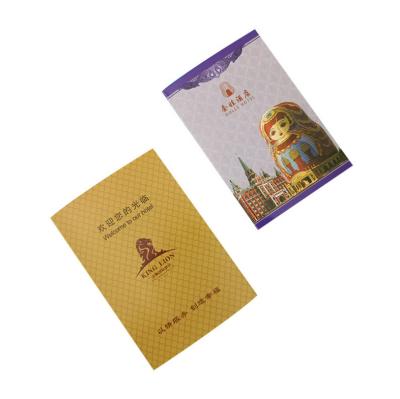 China Recycled Materials Factory Price Custom Gift Voucher Card Holder Card Sleeves Hotel Key Card Sleeves for sale