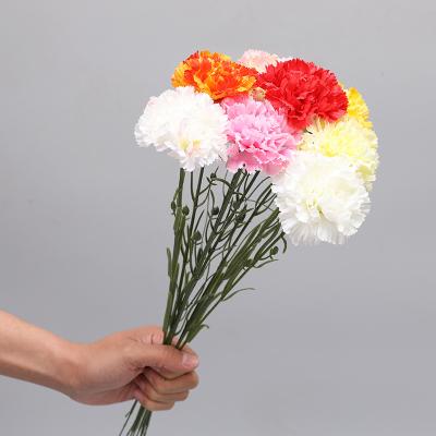 China Celebration factory direct wholesale price artificial carnation for home ministry decoration for sale