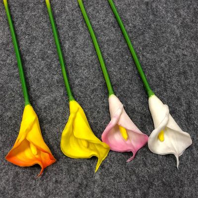 China Wholesale Home Decorative Flower Real Touch Large Decotation Artificial Zantedeschia for sale