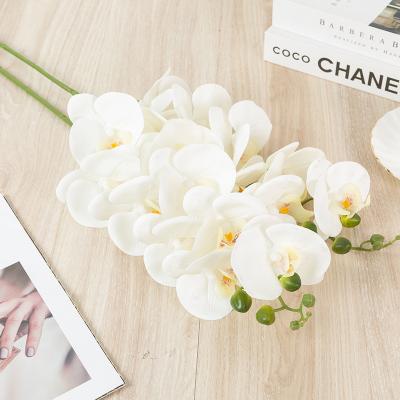 China Indoor Outdoor Decoration Factory Wholesale Sales Fake Orchids Cheap Real Touch Artificial Orchid Flower For Wedding Decoration for sale