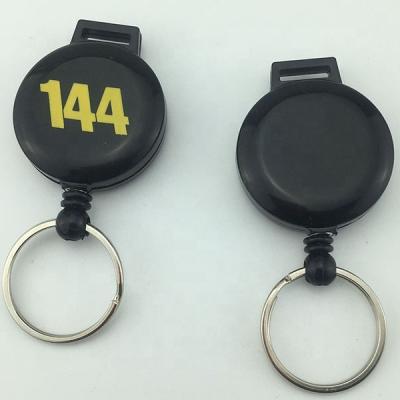 China Match with New Custom Size and Lanyard Plastic Material Retractable Badge Reel for sale