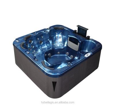 China 6 person balboa music system freestanding acrylic whirlpool massage portable outdoor spa for sale