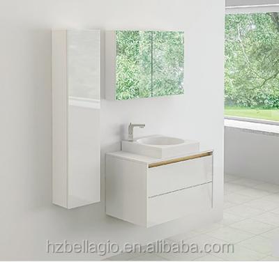 China Top mounted basin cabinet bathroom vanity set for sale