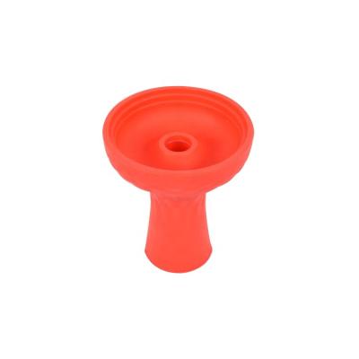 China Silica Gel Hookah Accessories Durable Hot Selling Single Hole Hookah Head Shisha Silicone Bowl for sale