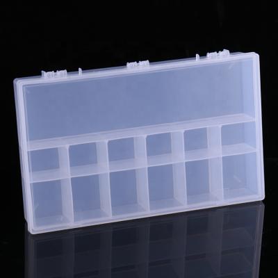 China Waterproof High Quality Cheap Non-detachable Separation Price PP Semi-transparent Plastic Storage Box Material 13 For Tool for sale