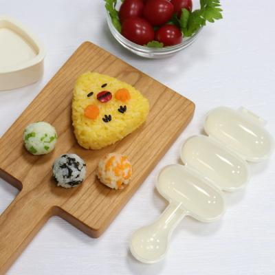 China PP Sushi Mold Onigiri Rice Ball Food Press Shape Rice Roll Maker DIY Bento Press Maker Tool for sale