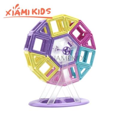 China 3d Rod Blocks Magnetic Building Blocks Toys XIAMIKIDS Educational Magnetic Building Blocks for sale