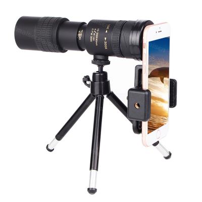 China Portable Super Zoom Telescope 10-30x40mm Telephoto Lens Clip&tripod Monocular Smartphone Telescope Phone Stand Super Monocular for sale