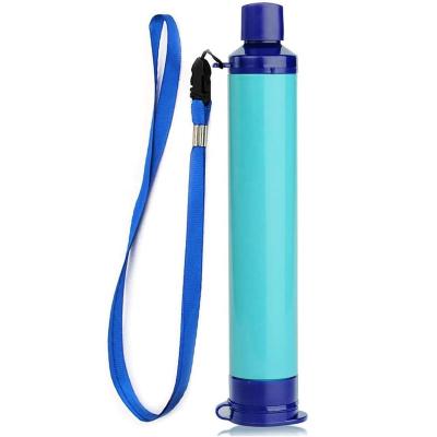 China 1000l Outdoor Emergency Survival Survival Hike Outdoor Portable Gear For Travel Drinking Personal Water Filter Straw for sale