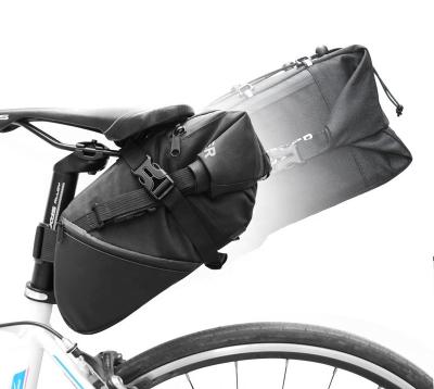 China Amazon 500D Bicycle Seat Bag Amazon 500D Bicycle Seat Bag Good Outdoor Rise Waterproof Hot Selling Outdoor Package Bicycle Seat Pouch Bag for sale