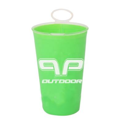 China Custom Reusable Collapsible Collapsible Cup Viable Print Logo Water Bpa Free Tpu for sale