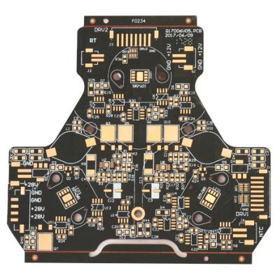 China 1W-3W Raw Material Aluminum Single Side Round Aluminum PCB Printed Circuit Board For LED for sale