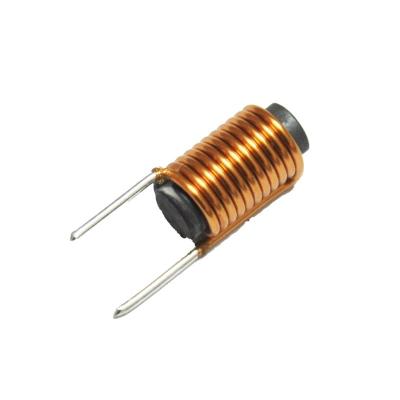 China DC High Current And Low Resistance Rating Vertical Type Customized Fixed Ferrite Magnet Core Inductors With Copper Wire for sale