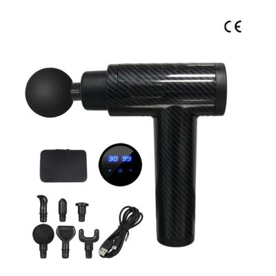 China Massage Muscle Gun 6 Heads Massager Comfortable And Effective Handheld Vibrator For Relaxing Muscles for sale